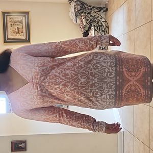 L/S knee length dress